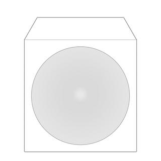 MediaRange  MediaRange BOX65 étui disque optique Housse 1 disques Blanc 