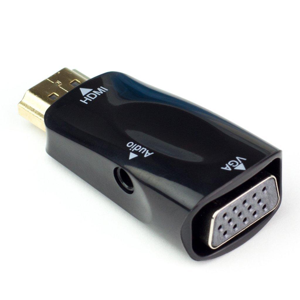 eStore  HDMI-zu-VGA-Adapter mit Audioeingang 