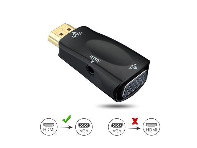 eStore  Adaptateur HDMI vers VGA avec entrée audio 