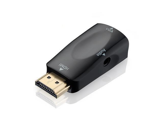 eStore  HDMI-zu-VGA-Adapter mit Audioeingang 
