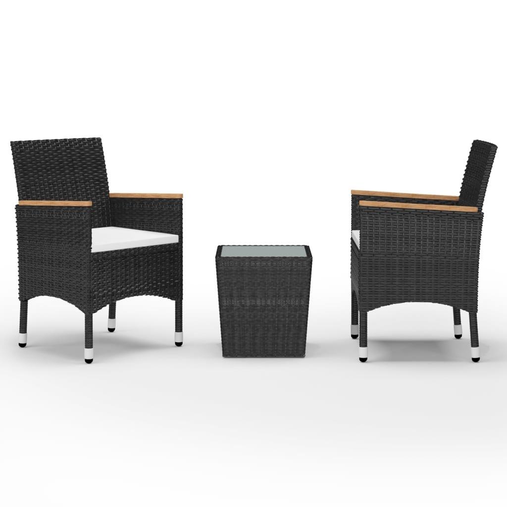 VidaXL Bistro-set poly-rattan  