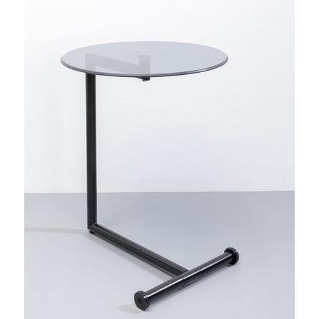 KARE Design Table d'appoint Easy Living noire ronde 46  