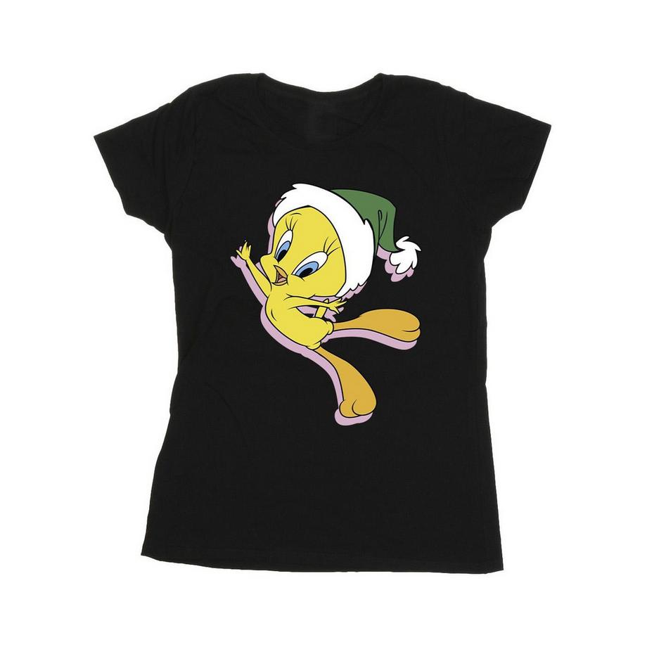 LOONEY TUNES Tweety Bird T-Shirt Noël  