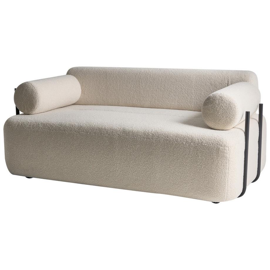 Beliani 2 Sitzer Sofa aus Bouclé  ELVA  