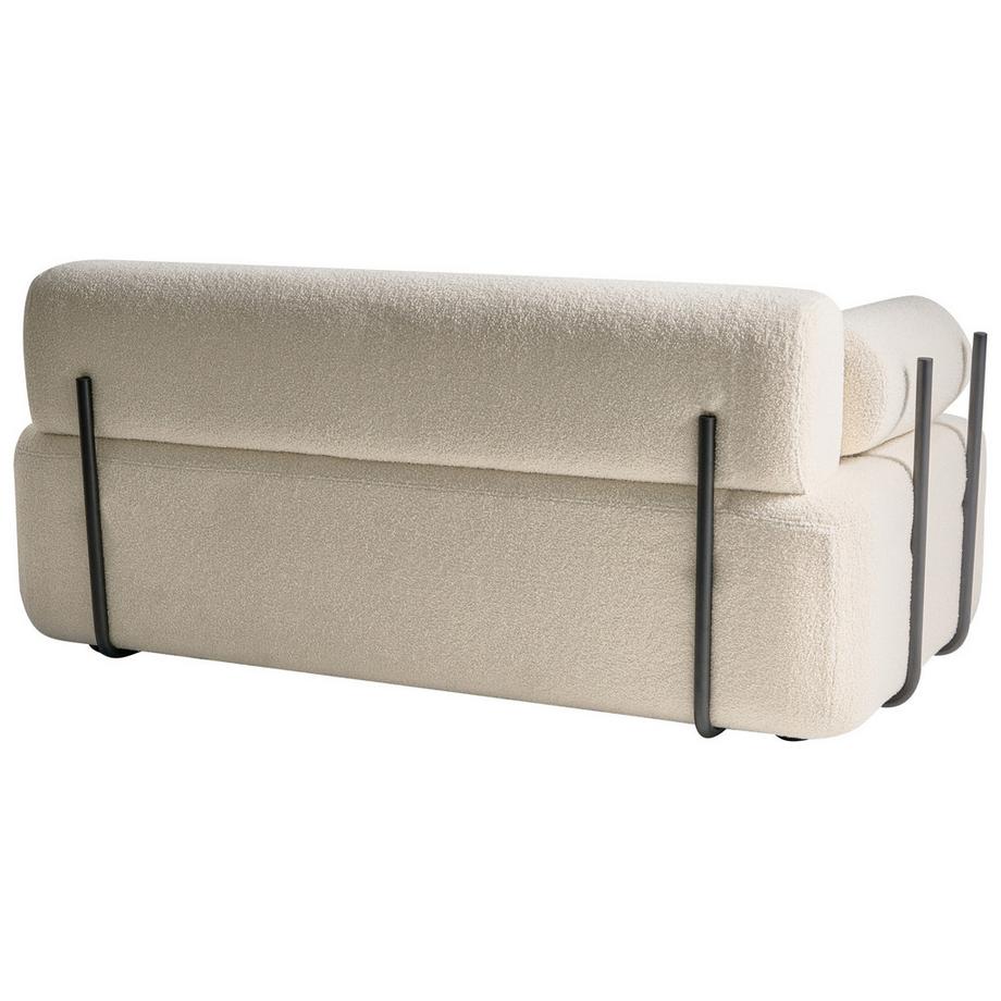 Beliani 2 Sitzer Sofa aus Bouclé  ELVA  