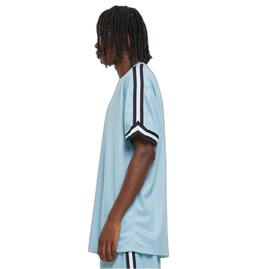 URBAN CLASSICS T-Shirt Oversized Stripes Mesh  