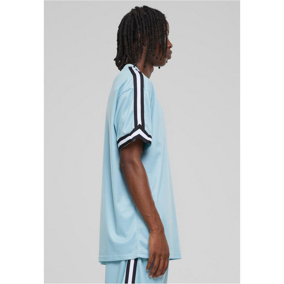URBAN CLASSICS T-Shirt Oversized Stripes Mesh  