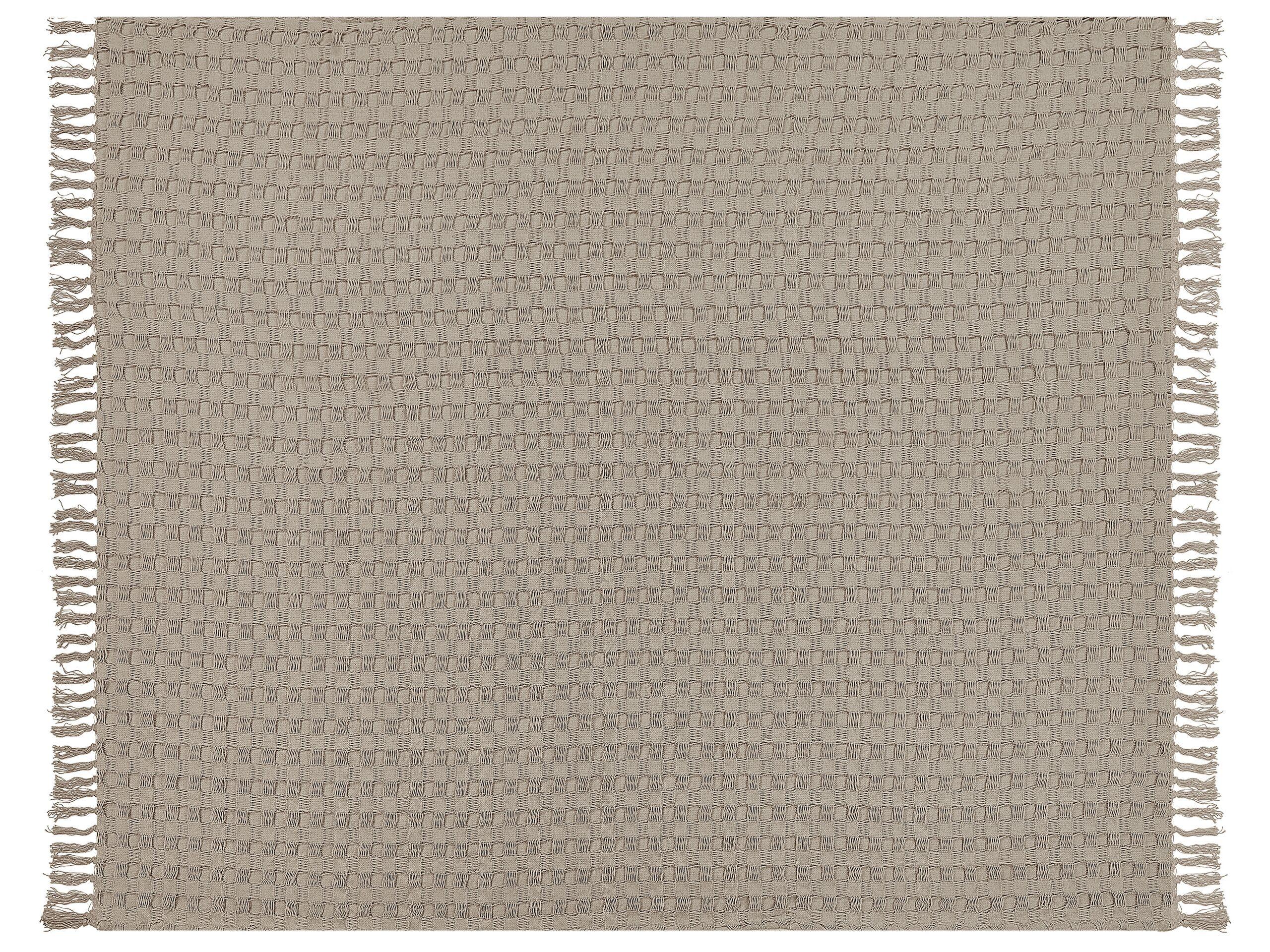 Beliani BERE Copriletto in Cotone  