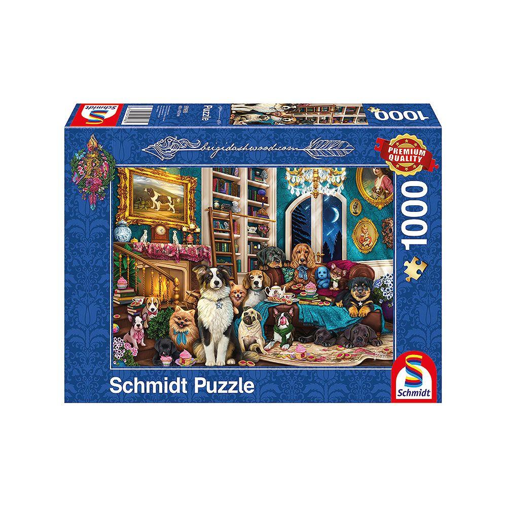 Schmidt  Puzzle Party in der Bibliothek (1000Teile) 