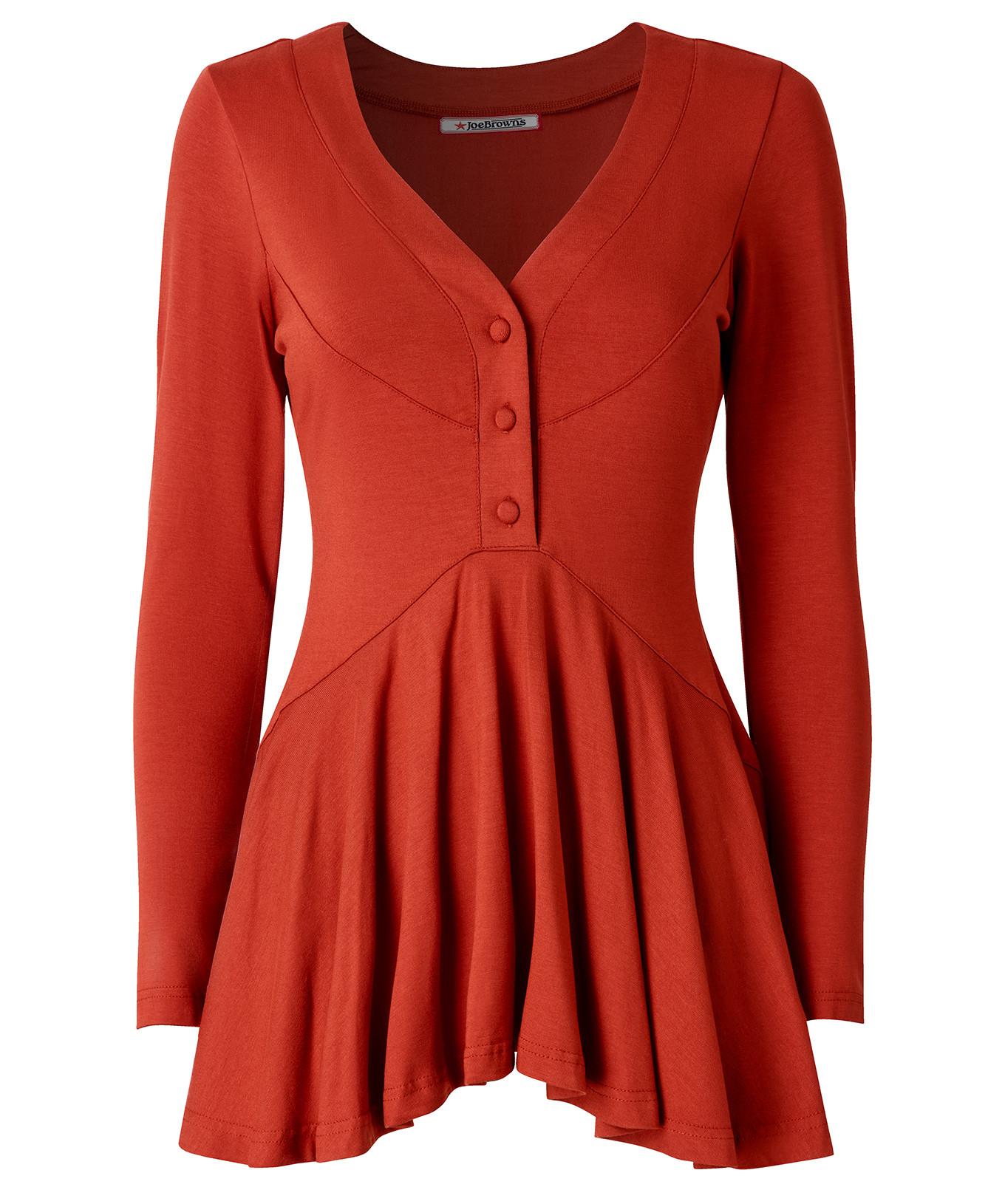 Joe Browns Tunica Abbottonatura Orlo Asimmetrico  