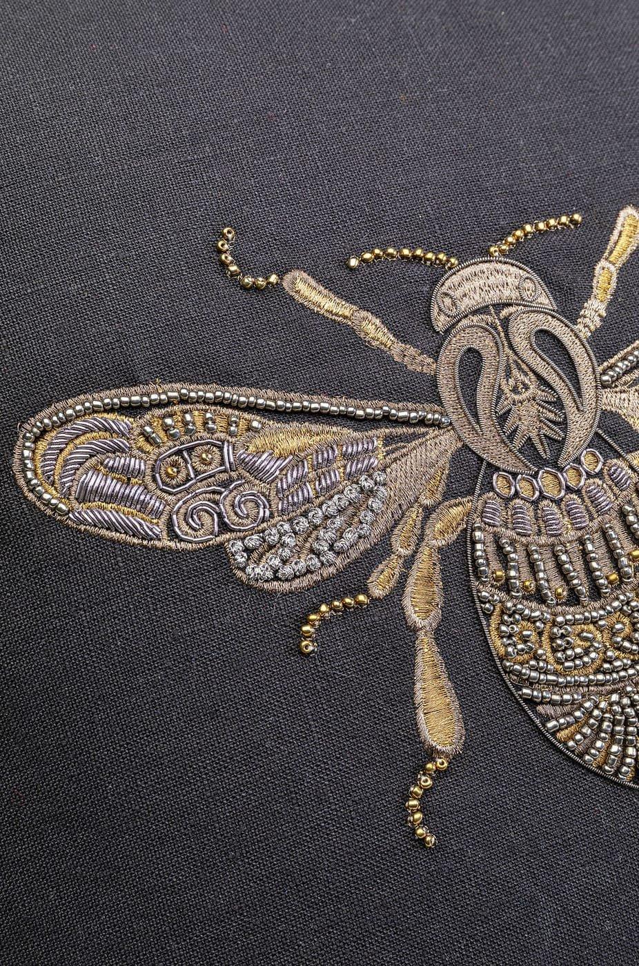 KARE Design Kissen Glitter Bee 40x40  