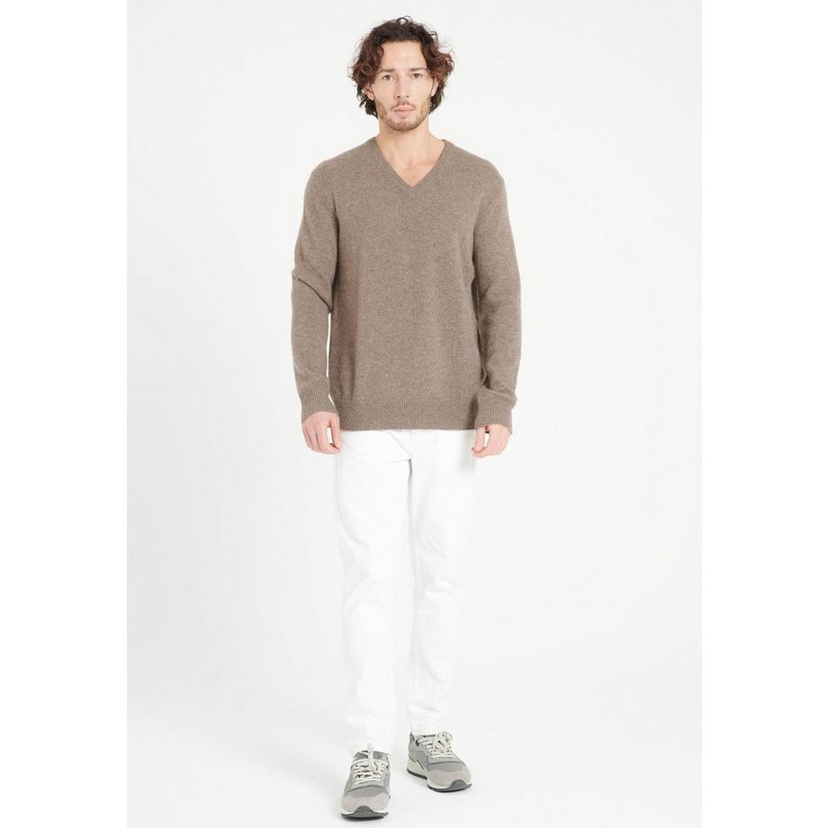 Studio Cashmere8 LUKE 13 Pull Col V 4 Fils  