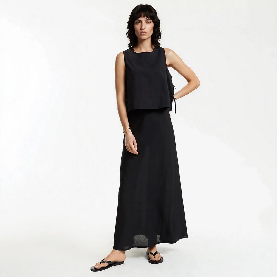 La Redoute Collections Jupe Longue évasée Viscose Lin  