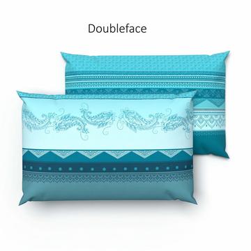 Lotus Kopfkissenbezug Renforcé Iwalani petrol