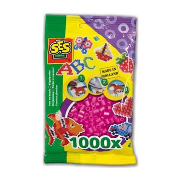 Beedz Bügelperlen Nachfüllpack Neon-Rosa (1000Teile)
