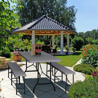 B2X 3-teilige zusammenklappbare Bierzeltgarnitur  