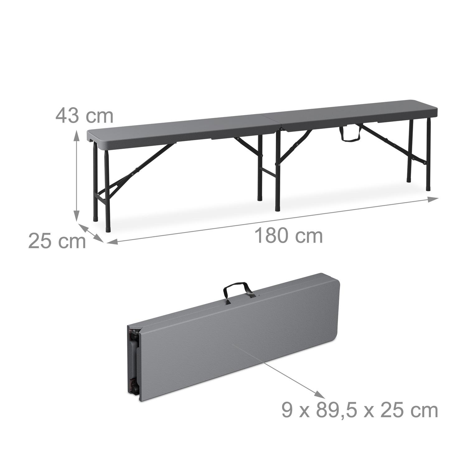 B2X 3-teilige zusammenklappbare Bierzeltgarnitur  