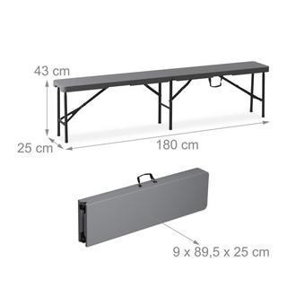 B2X 3-teilige zusammenklappbare Bierzeltgarnitur  