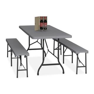 B2X 3-teilige zusammenklappbare Bierzeltgarnitur  