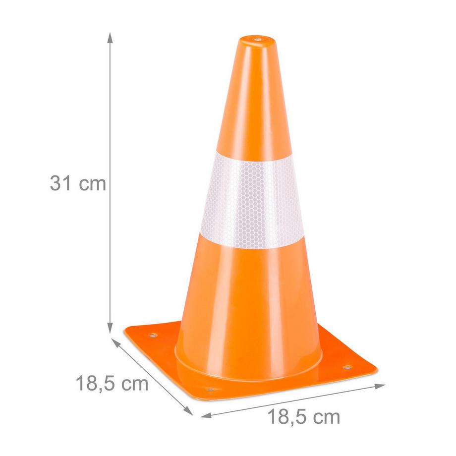 B2X  Pylone, 18 Stück, orange 