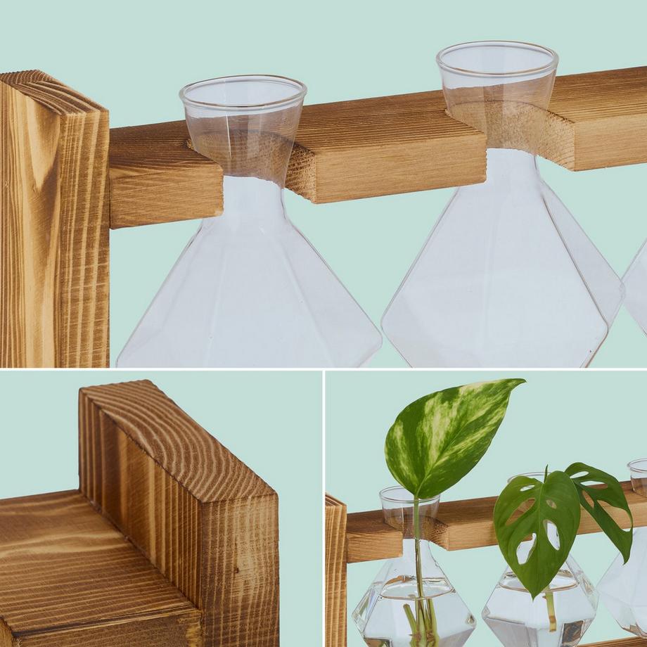 Northix Vaso per provette con supporto  