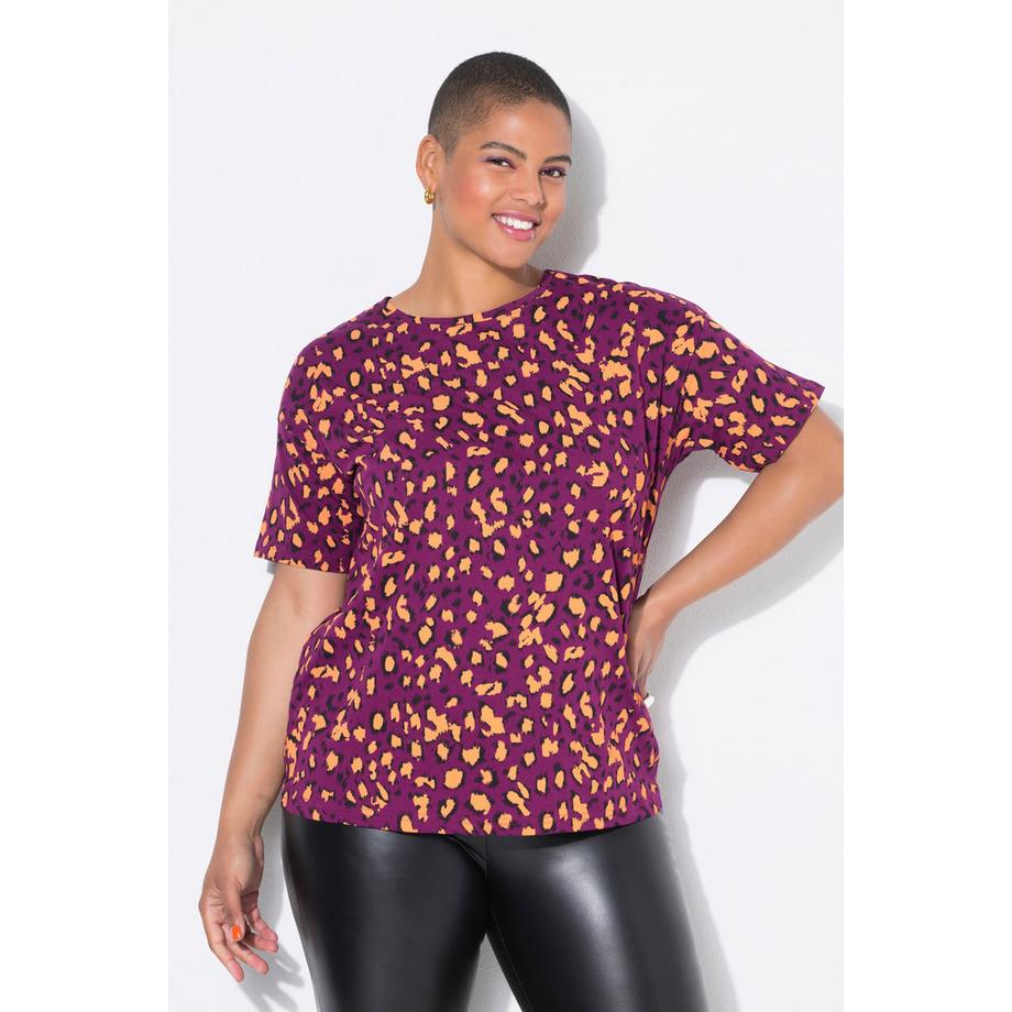 Studio Untold Leopardenmuster Kurzarm T-Shirt  