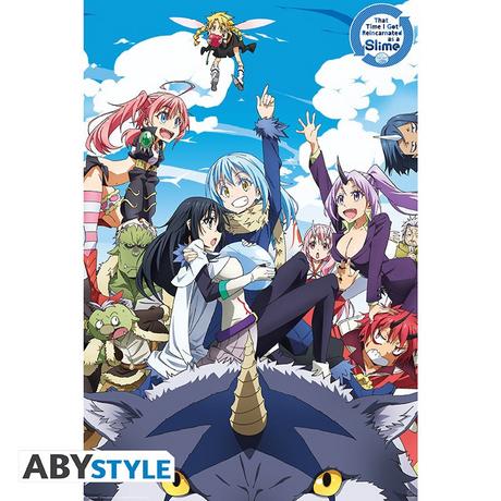 Abystyle Poster - Gerollt und mit Folie versehen - Tensei Shitara Slime Datta Ken - Gruppe  