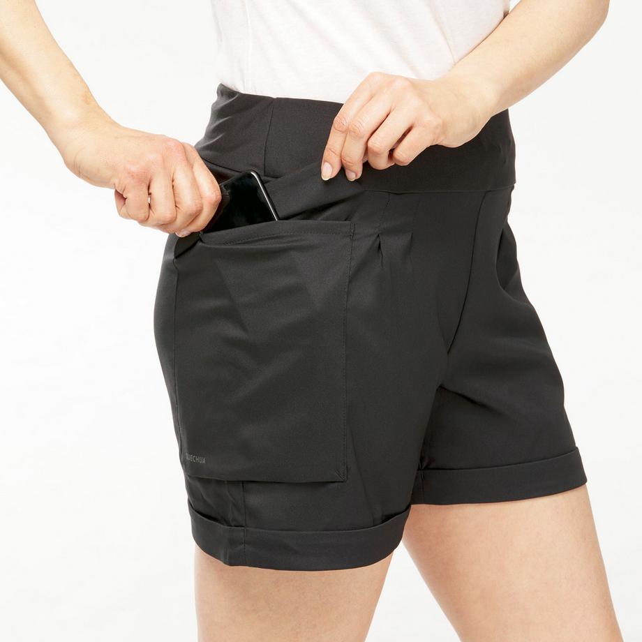 QUECHUA  Shorts donna regular fit poliestere 