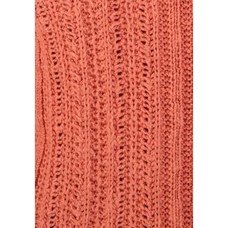 Damart  Pull effet crochet fil ruban effet crochet, plastron fantaisie féminin, col rond. 