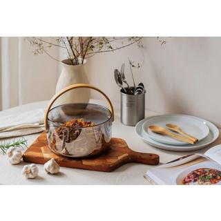 Nuts Innovations Servierschüssel mit Griff smoke  