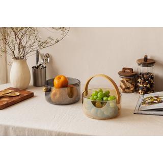 Nuts Innovations Servierschüssel mit Griff smoke  