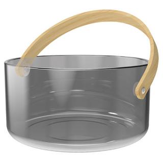 Nuts Innovations Servierschüssel mit Griff smoke  