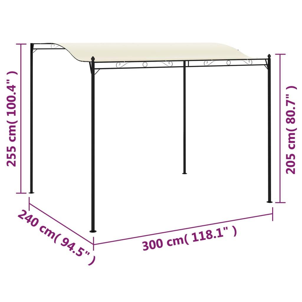 VidaXL Chapiteau tissu  