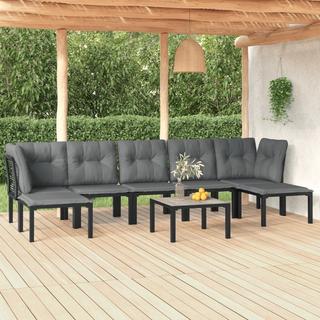 VidaXL Garten lounge set stahl  