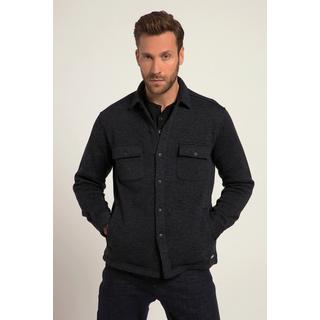 JP1880  Camicia di pile e maglia per l'outdoor da indossare sopra altri indumenti con vestibilità moderna, maniche lunghe e colletto ad apertura inglese 