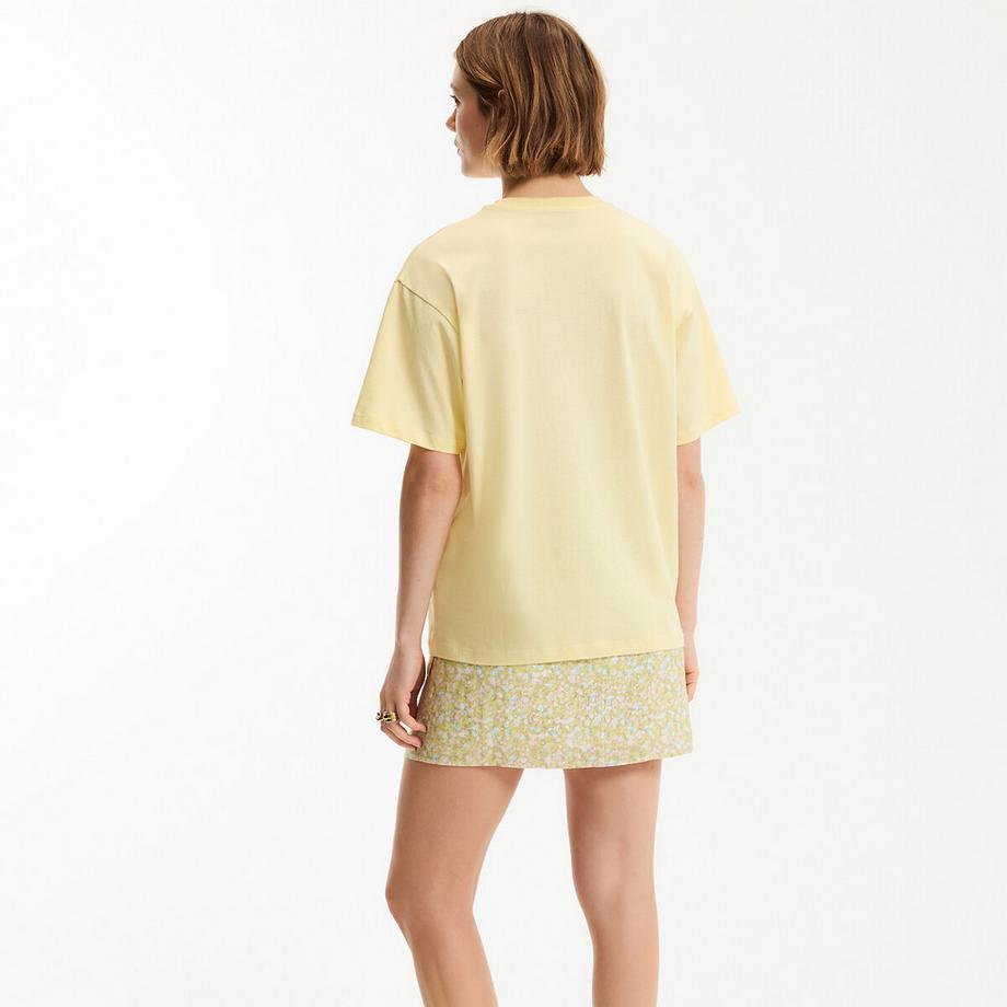 La Redoute Collections T-shirt Col Rond Message  