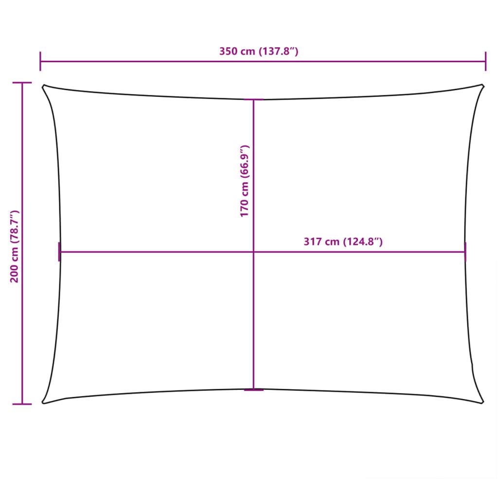 VidaXL Voile solaire  