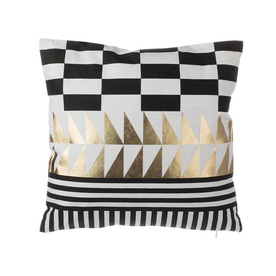 Beliani Lot de 2 coussins décoratifs en Coton Glamour DALIA  