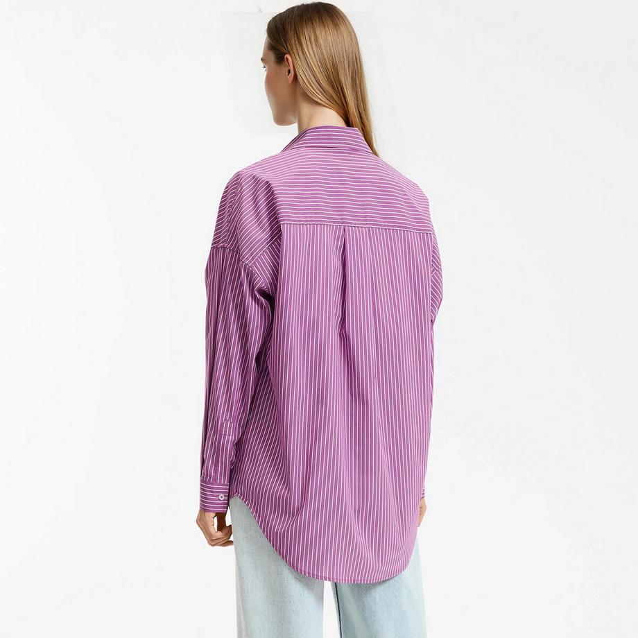 La Redoute Collections Signature Apolline Camicia Larga a Righe  