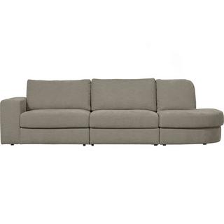 mutoni Sofa Family 2,5-Sitzer Rundung rechts warmgrau 298x98  