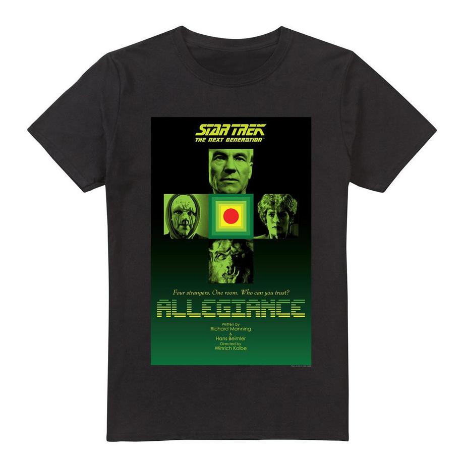 Star Trek Star Trek The Next Generation Season 3 Episode 18 Allegiance T-Shirt  