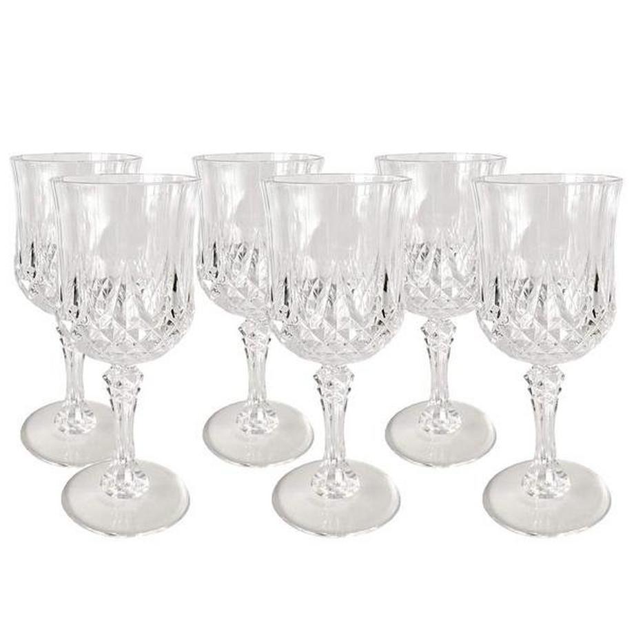 Northio  6x Weinglas aus Kunststoff 