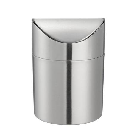 diaqua Poubelle cosmétique couvercle basculant, inox mat  