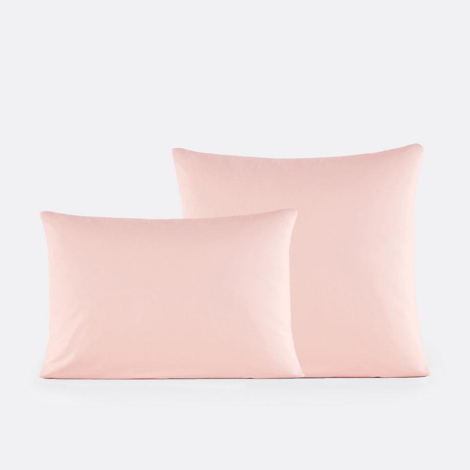 Taie oreiller unie percale de coton Scenario