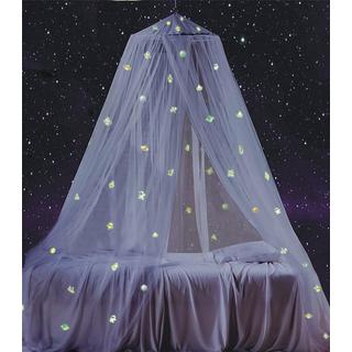 Activity-board Baldacchino con stelle fluorescenti si illumina al buio zanzariera per neonati  