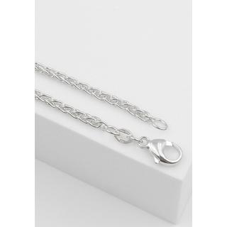 MUAU Schmuck  Collier palmier or blanc 750, 2.5mm, 42cm 