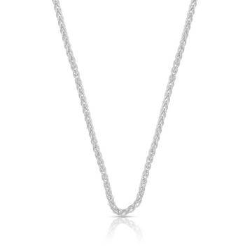 Collier Zopf Weissgold 750, 2.5mm, 42cm