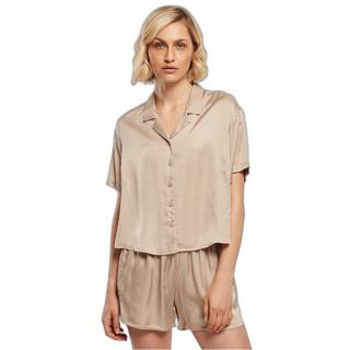 URBAN CLASSICS  Chemise à manches courtes femme  Viscose Satin Resort 