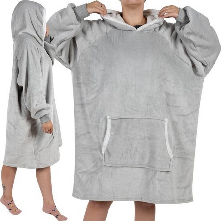Ruhhy Sweatshirt Couverture XXL Oversize Gris  