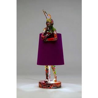 KARE Design Lampe de table Animal Rabbit Graffiti violet 50  